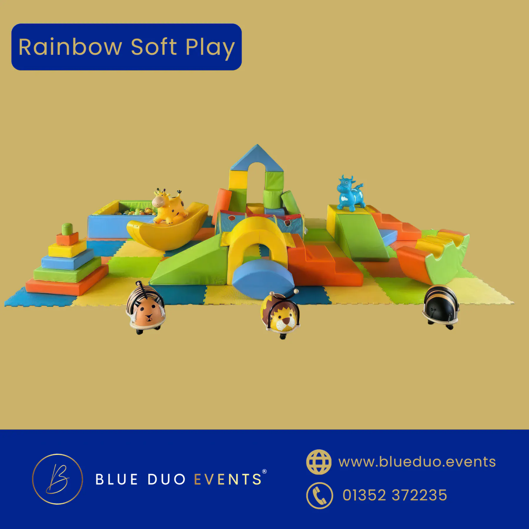 Multi-Colour Soft Play Set